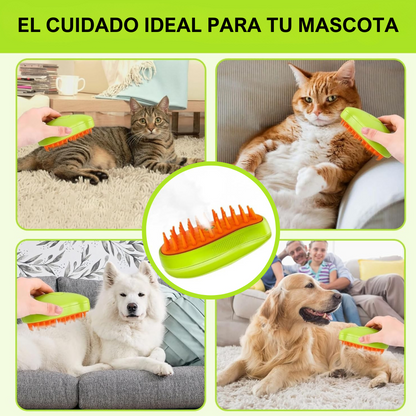 CEPILLO DE VAPOR + GRATIS CEPILLO BAÑO PARA MASCOTAS